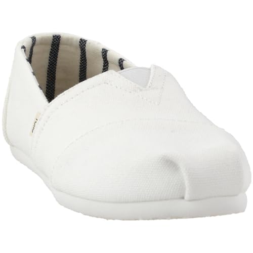TOMS' Women's Classic Alpargata Slip On White 6 Medium US