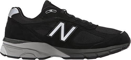 New Balance Men's 990 V4 Sneaker, Black/Silver