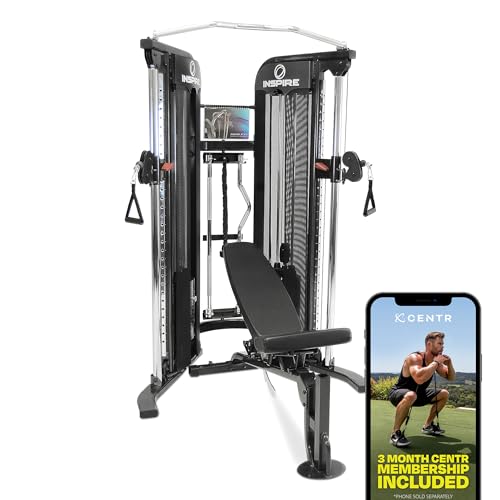 Inspire Fitness SCS Smith System/Cage System/Functional Trainer (All in One Gym)