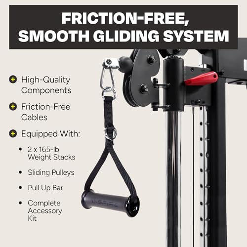 Inspire Fitness SCS Smith System/Cage System/Functional Trainer (All in One Gym)