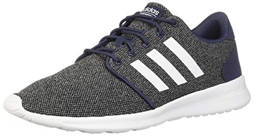 adidas Women's CloudfoamQT Racer Xpressive-Contemporary CloudfoamRunning Sneakers Shoes, trace blue/white/black, 8.5 M US