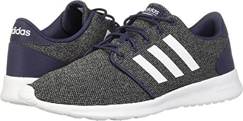 adidas Women's CloudfoamQT Racer Xpressive-Contemporary CloudfoamRunning Sneakers Shoes, trace blue/white/black, 8.5 M US