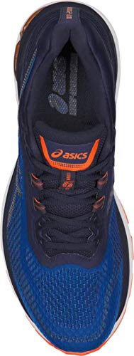 ASICS GT-2000 6 Men's Running Shoe, Imperial/Indigo Blue/Shocking Orange, 11 W US
