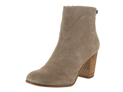 TOMS Women's  Taupe Suede Leather Lunata Bootie - 11 B(M) US