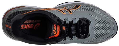 ASICS GT-2000 6 Men's Running Shoe, Stone Grey/Black, 9.5 M US