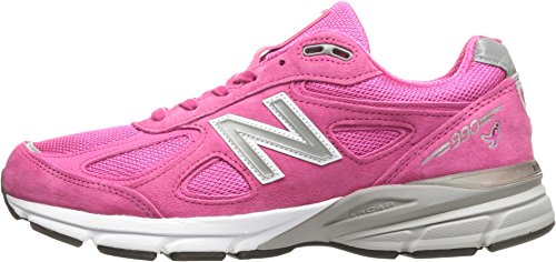 New Balance Men's Made 990 V4 Sneaker, Komen Pink, 9.5 D US