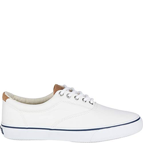 Sperry Mens Striper LL CVO Sneaker, White, 8