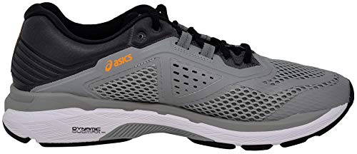 ASICS GT-2000 6 Men's Running Shoe, Stone Grey/Black, 9.5 M US