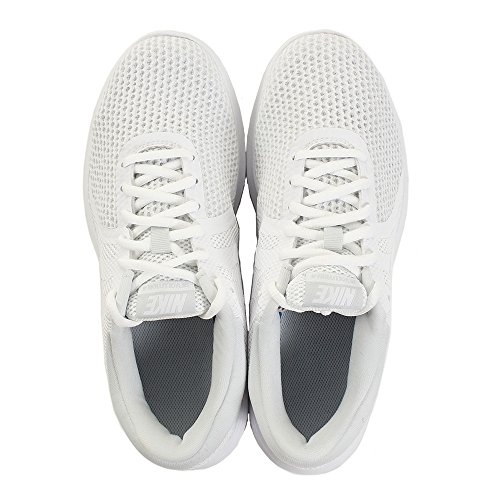 Nike Women's Revolution 4 Running Shoes, White/White-Pure Platinum, 8.5 M US