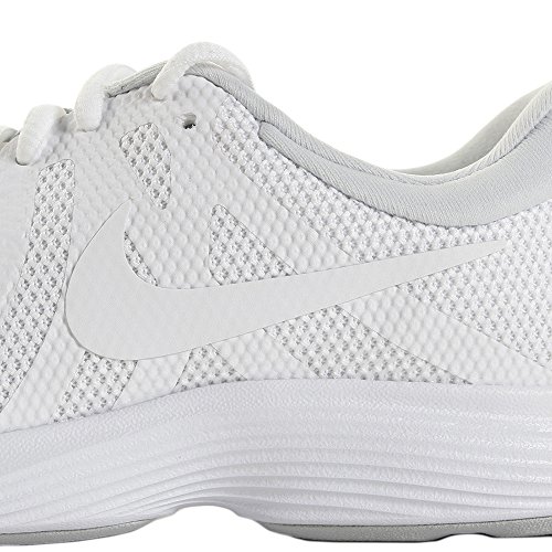 Nike Women's Revolution 4 Running Shoes, White/White-Pure Platinum, 8.5 M US