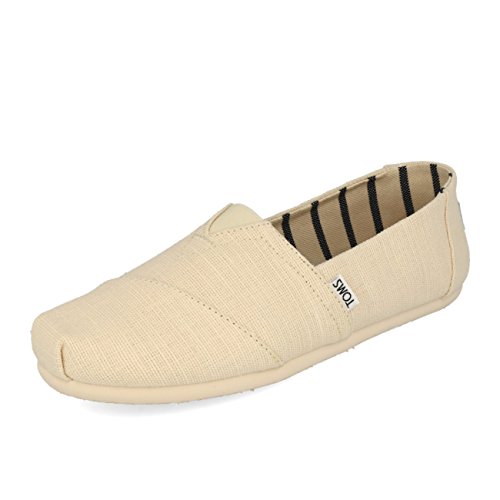 TOMS Mens Alpargata Casual Shoes - White - Size 9 D