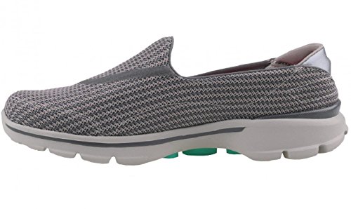 Skechers Performance Women's Go Walk 3 Slip-On Walking Shoe, Charcoal, 9.5 M US