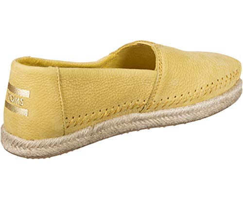 TOMS Alpargata on Rope Electric Yellow Nubuck On Rope 6.5