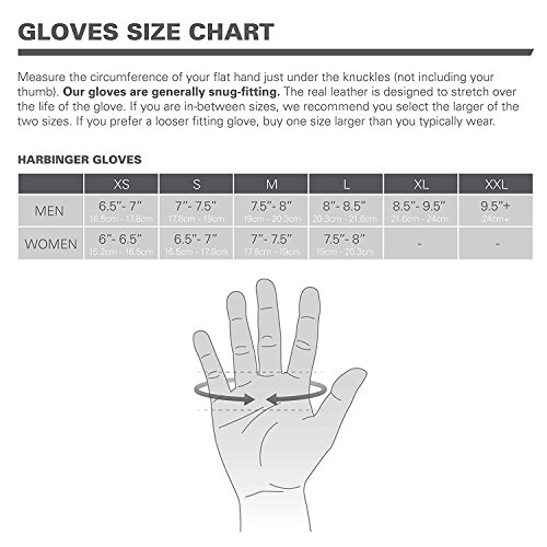 Harbinger Pro Wristwrap Weightlifting Gloves with Vented Cushioned Leather Palm (Pair)