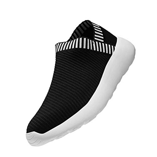 konhill Women's Athletic Walking Shoes - Comfortable Casual Work Gym Slip On Sneakers 10 US Black, 41