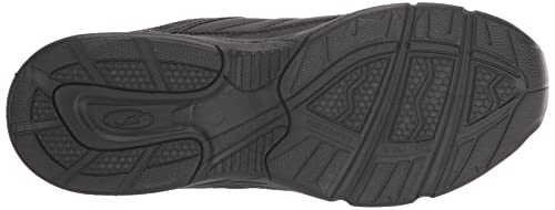 Dr. Scholl's - Men's Brisk Light Weight Dual Strap Sneaker, Wide Width (11 Wide, Black)