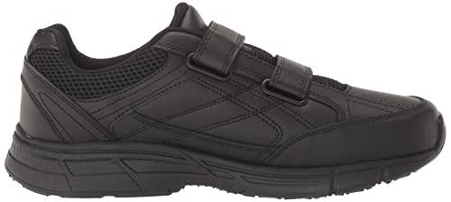 Dr. Scholl's - Men's Brisk Light Weight Dual Strap Sneaker, Wide Width (13 Wide, Black)