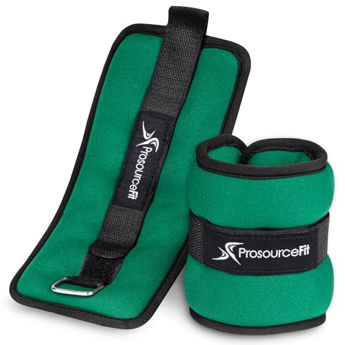 ProsourceFit Ankle Wrist Weights 1 lb. - Green (ps-1230-aw-green)