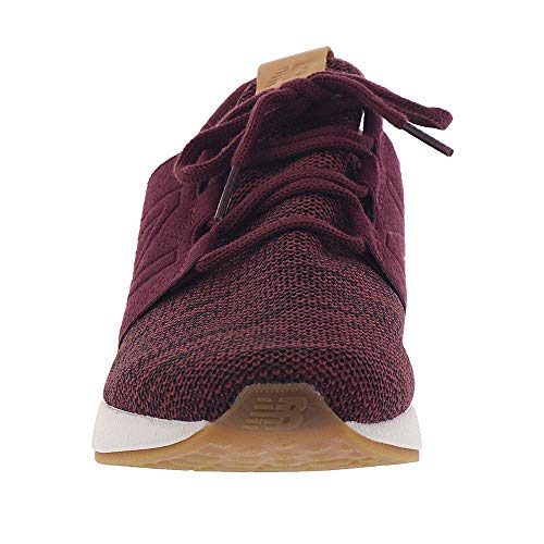 New Balance Men's Fresh Foam Cruz V2 Sneaker, Nubuck Burgundy, 10.5 D US