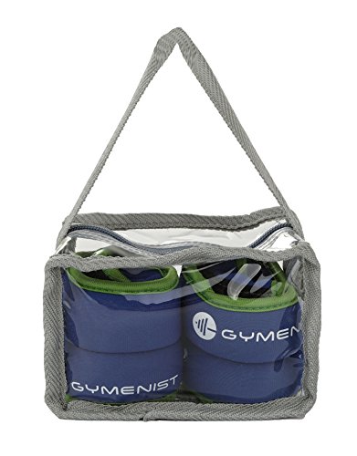 Pair of Wrist Weights With Hole for Thumb, Great for Running & All Kind of Cardio Exercises (3-LB Green (6-LB total))