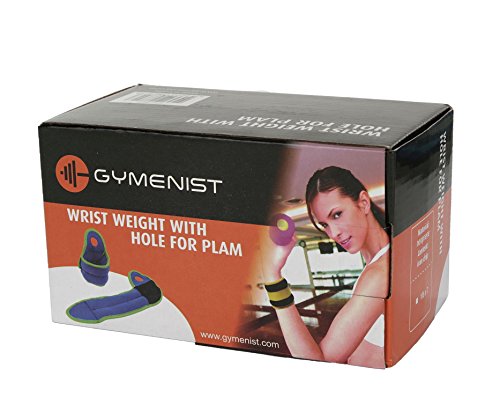 Pair of Wrist Weights With Hole for Thumb, Great for Running & All Kind of Cardio Exercises (3-LB Green (6-LB total))