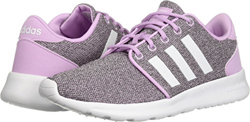 adidas Women's CloudfoamQT Racer Xpressive-Contemporary CloudfoamRunning Sneakers Shoes, clear lilac/white/black, 8.5 M US