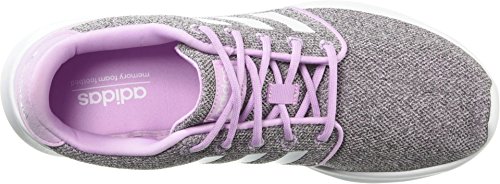 adidas Women's CloudfoamQT Racer Xpressive-Contemporary CloudfoamRunning Sneakers Shoes, clear lilac/white/black, 8.5 M US