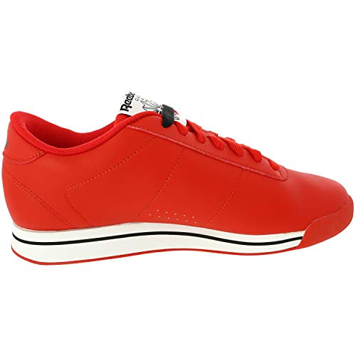 Reebok Women's Princess Sneaker, Techy Red/White/Black, 5.5