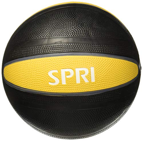 SPRI Xerball Medicine Ball Thick Walled Durable Construction with Textured Surface (Available in 2, 4, 6, 8, 10, 12, 15, 18, 20, 25, 30 Pounds)