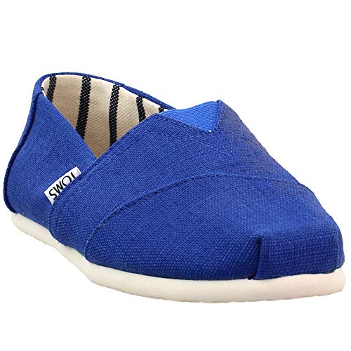 TOMS Mens Alpargata Classic Slip On Casual Shoes - Blue - Size 11 D