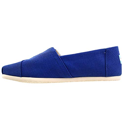 TOMS Mens Alpargata Classic Slip On Casual Shoes - Blue - Size 11 D