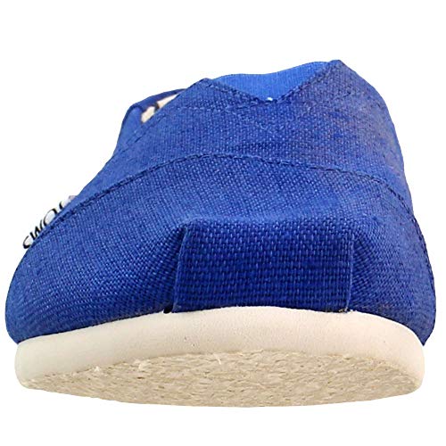 TOMS Mens Alpargata Classic Slip On Casual Shoes - Blue - Size 11 D
