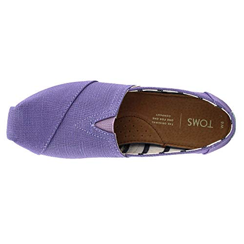 TOMS Dusky Purple Heritage Canvas Women's Alpr ESP Purple 10014419 8.5