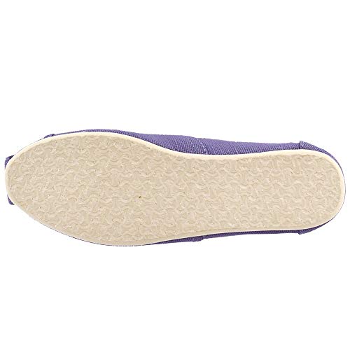 TOMS Dusky Purple Heritage Canvas Women's Alpr ESP Purple 10014419 8.5