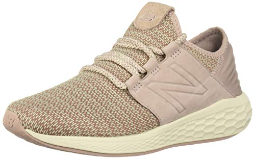 New Balance Women's Fresh Foam Cruz V2 Sneaker, Faded Birch/Au Lait/Alabaster, 7 B US