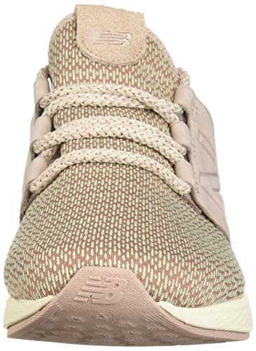 New Balance Women's Fresh Foam Cruz V2 Sneaker, Faded Birch/Au Lait/Alabaster, 7 B US