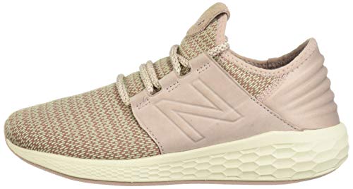 New Balance Women's Fresh Foam Cruz V2 Sneaker, Faded Birch/Au Lait/Alabaster, 7 B US