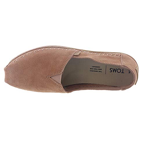 TOMS Alpargata Leather Wrap Toms Sand Pink Pig Suede Leather Wrap 6