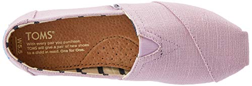 TOMS mens Classics fashion sneakers, Soft Lilac Heritage Canvas, 6 US