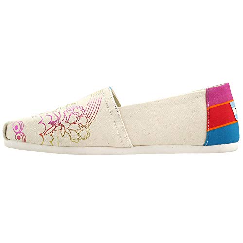 TOMS womens Alpargata loafers shoes, Natural Sesame St Vintage, 6 US