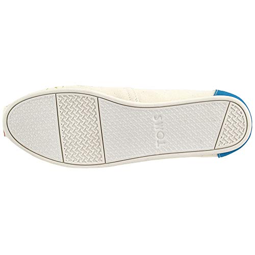 TOMS womens Alpargata loafers shoes, Natural Sesame St Vintage, 6 US