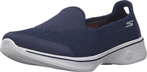 Skechers Performance Women's Go Walk 4 Pursuit Walking Shoe, Navy/Gray - 6.5 B(M) US