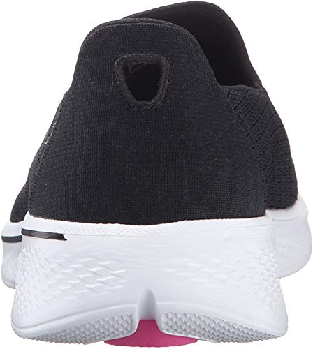 Skechers Performance Women's Go Walk 4 Pursuit Walking Shoe, Black/White - 7.5 B(M) US