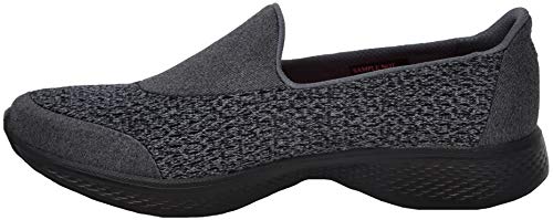 Skechers Performance Women's Go Walk 4 Pursuit Black/Charcoal Walking Shoe 7.5 M US