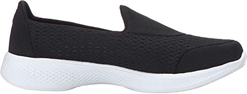 Skechers Performance Women's Go Walk 4 Pursuit Walking Shoe, Black/White - 6.5 B(M) US