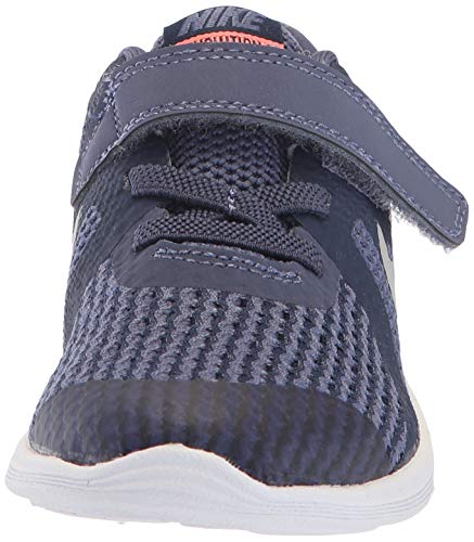 Nike Girl's Revolution 4 (TDV) Running Shoe (9 Toddler M, Sanded Purple/Metallic Silver)