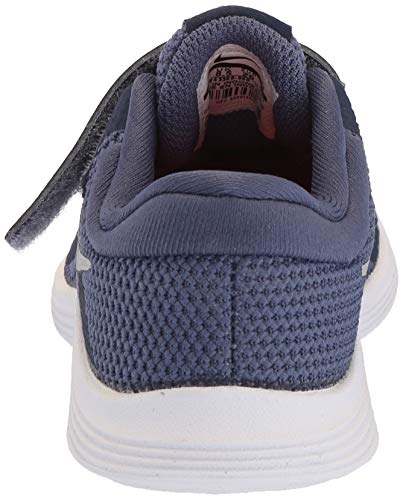 Nike Girl's Revolution 4 (TDV) Running Shoe (9 Toddler M, Sanded Purple/Metallic Silver)