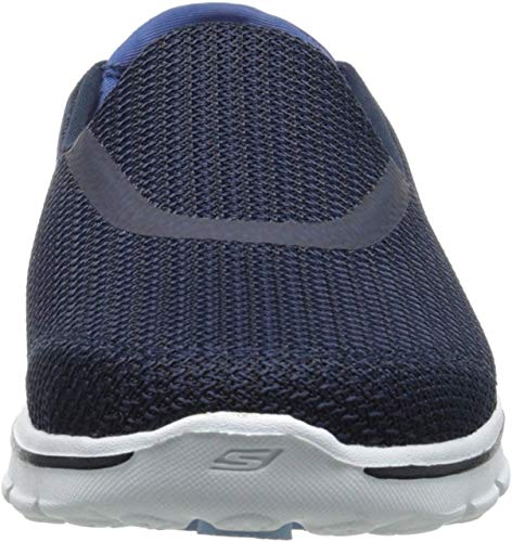 Skechers Performance Women's Go Walk 3 Slip-On Walking Shoe, Navy/White, 10 M US