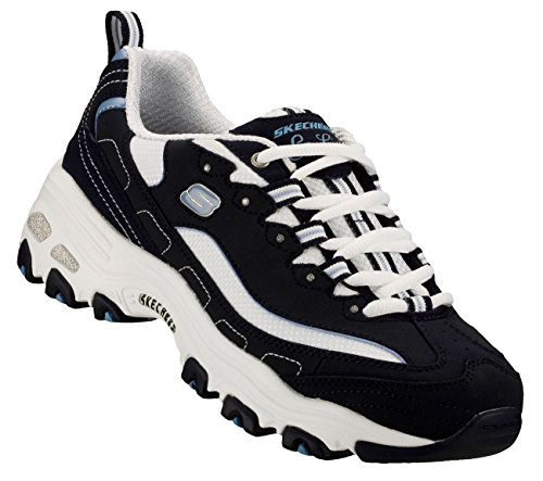 Skechers D'Lites Extreme Womens Sneakers Navy/White 9.5 W