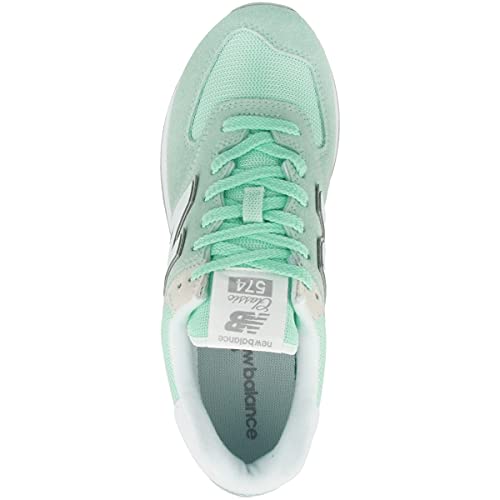 New Balance Women's 574 Classics Seafoam Running Shoe 7.5 Women US